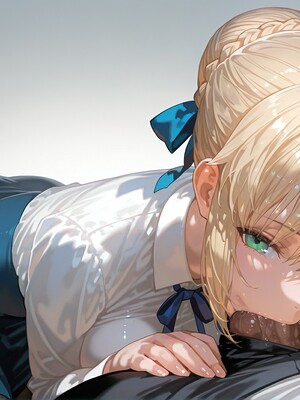 [Tsukinoo] 異端特異点の秘話 ～アルトリア、太った男の罠に落ちる純潔の騎士～_073