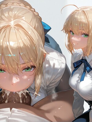 [Tsukinoo] 異端特異点の秘話 ～アルトリア、太った男の罠に落ちる純潔の騎士～_092