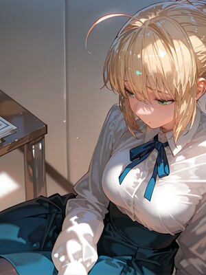 [Tsukinoo] 異端特異点の秘話 ～アルトリア、太った男の罠に落ちる純潔の騎士～_122