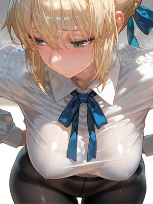 [Tsukinoo] 異端特異点の秘話 ～アルトリア、太った男の罠に落ちる純潔の騎士～_136