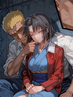 [Tsukinoo] 特異点の秘話 ～両儀式、NTRと禁忌の子種に囚われた運命～_061