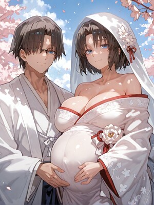 [Tsukinoo] 特異点の秘話 ～両儀式、NTRと禁忌の子種に囚われた運命～_370