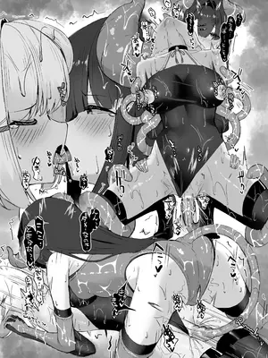 [珠寿司 (白珠)] 上級術師が後輩に触手で敗かされる話_49