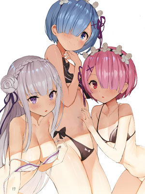 [まかろん大帝 (がおう)]レムちゃん落書き本 1~5(Re：ゼロから始める異世界生活)_B1_017