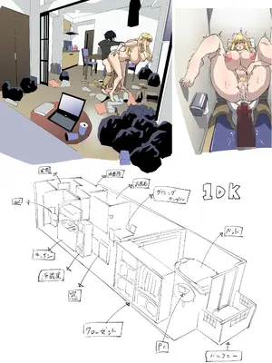 【常に全裸で家事代行】ブロンドアメリカン金髪人妻全裸家政婦さんが・・・病んだ僕にエロく優しくしてくれるお話。02_196