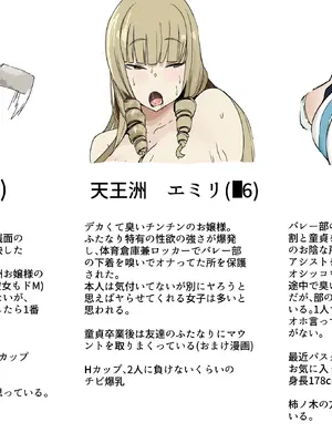 [雲丹ピアノ楽団 (雲丹ピアノ)] ふたなりお嬢様が汗むわ高身長バレー部2人に筆下ろしセックスしてもらえる話_40