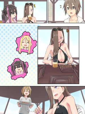 [TJ_studio (冬至)] ぎゃるキャンv～ヤリサーの美女3人とエロ目的で海へ行く話～_099