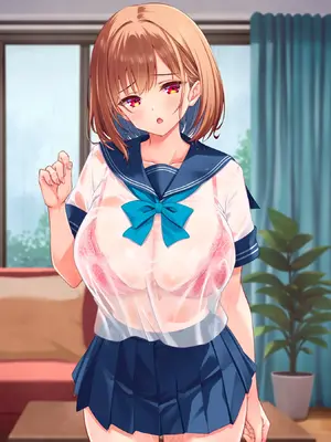 [クリムゾン艦隊] 濡れ透け少女の淫らな誘惑〜訳あり巨乳女子にハメまくって孕ませた話〜_348