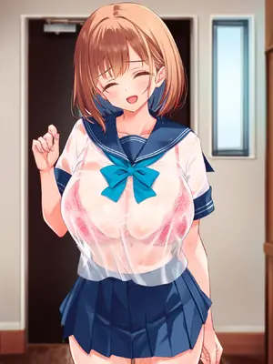 [クリムゾン艦隊] 濡れ透け少女の淫らな誘惑〜訳あり巨乳女子にハメまくって孕ませた話〜_355