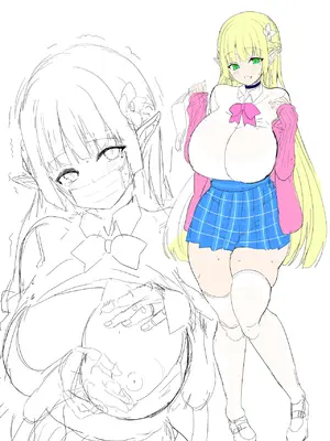 [ゆにおんばすと (かずたろ)] 完全にギャル堕ちした留学生エルフの指導法 [DL版]_40