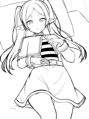 [ろでんつ (冷凍電堆)] おねがいしますフリーレンさま (葬送のフリーレン)｜ 拜託你了芙麗連大人1 [中国翻訳] [無修正] [DL版]_05