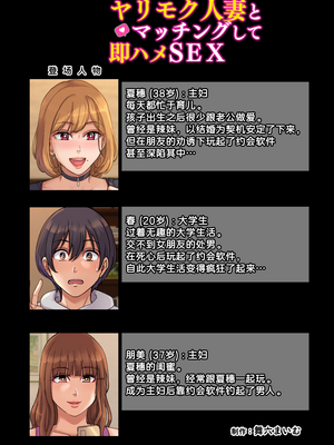 [舞六まいむ] ヤリモク人妻とマッチングして即ハメSEX [中国翻訳] [無修正] [DL版]_002