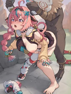 [小山内しいな] ヒルチャールに敗北したヴァレサ (原神)_08