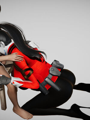 [3D]性奴妈妈穿着开裆裤袜勾引我 “奴隸的時間”1-5+番x3_182_7_15