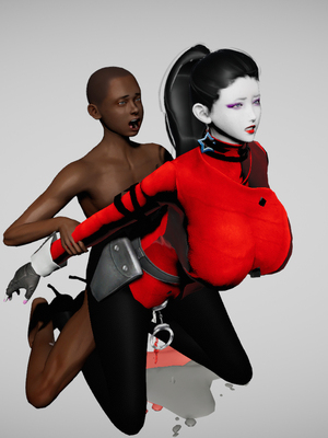 [3D]性奴妈妈穿着开裆裤袜勾引我 “奴隸的時間”1-5+番x3_187_7_20