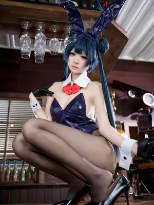 九柒喵 - 蔚蓝档案 龙华妃咲 兔女郎_03