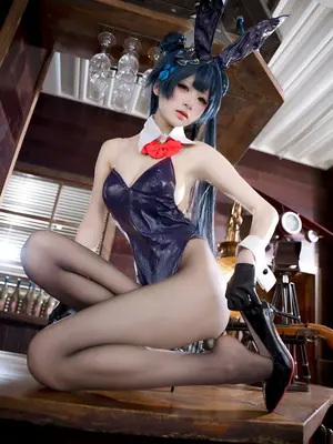 九柒喵 - 蔚蓝档案 龙华妃咲 兔女郎_30