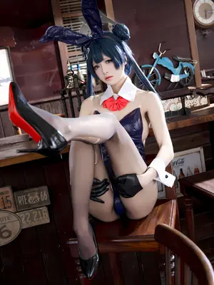 九柒喵 - 蔚蓝档案 龙华妃咲 兔女郎_47