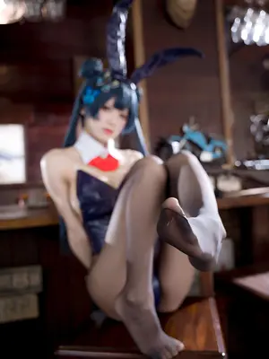 九柒喵 - 蔚蓝档案 龙华妃咲 兔女郎_48