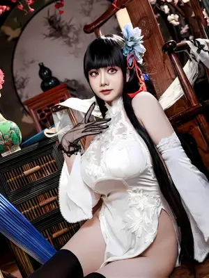 阿雪雪 - 碧蓝航线 逸仙 旗袍_04