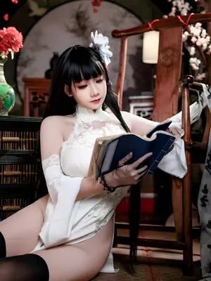 阿雪雪 - 碧蓝航线 逸仙 旗袍_05