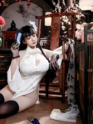 阿雪雪 - 碧蓝航线 逸仙 旗袍_06