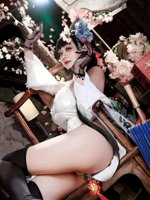 阿雪雪 - 碧蓝航线 逸仙 旗袍_36