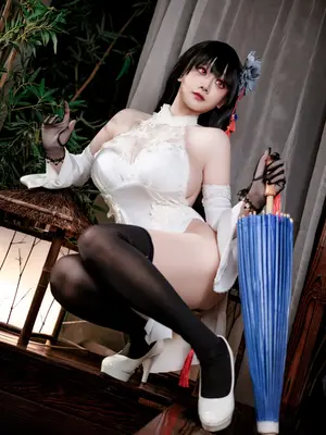 阿雪雪 - 碧蓝航线 逸仙 旗袍_51