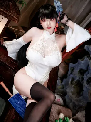 阿雪雪 - 碧蓝航线 逸仙 旗袍_54