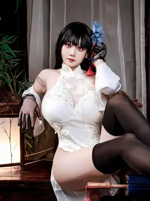 阿雪雪 - 碧蓝航线 逸仙 旗袍_56