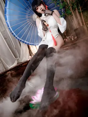 阿雪雪 - 碧蓝航线 逸仙 旗袍_66