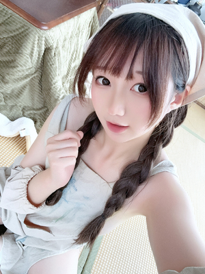 [ももにゃん（原魔物喵）] 裸エプロン_16