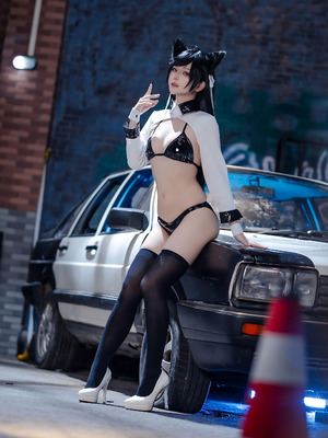 屿鱼 - 碧蓝航线 爱宕 赛车服_007