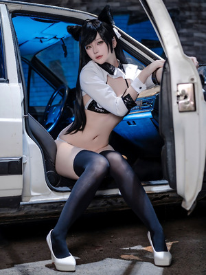 屿鱼 - 碧蓝航线 爱宕 赛车服_044