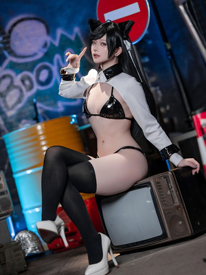 屿鱼 - 碧蓝航线 爱宕 赛车服_050