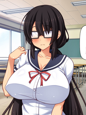 [汁っけの多い柘榴] 委員長は真面目な顔して実は露出エッチが大好き_009