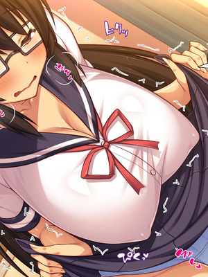 [汁っけの多い柘榴] 委員長は真面目な顔して実は露出エッチが大好き_028