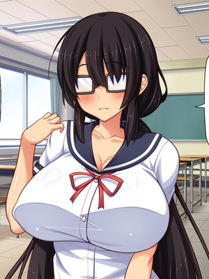 [汁っけの多い柘榴] 委員長は真面目な顔して実は露出エッチが大好き_056