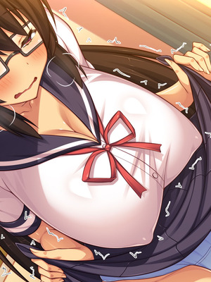 [汁っけの多い柘榴] 委員長は真面目な顔して実は露出エッチが大好き_368