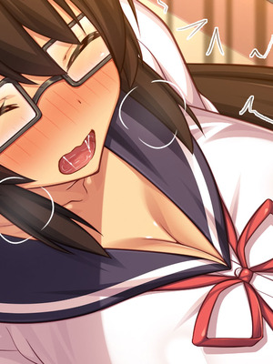 [汁っけの多い柘榴] 委員長は真面目な顔して実は露出エッチが大好き_376