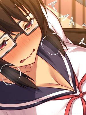 [汁っけの多い柘榴] 委員長は真面目な顔して実は露出エッチが大好き_377