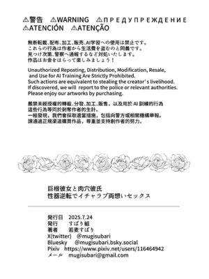 [すばり組 (若麦すばり)] 巨根女子と肉穴彼氏 性器逆転でイチャラブ両想いセックス_31_njmd