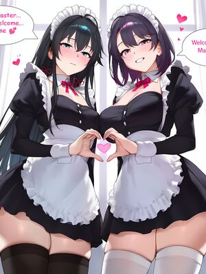 [Elizasrain] 雪之下雪乃+雪之下阳乃 FFM 女仆 [172P]