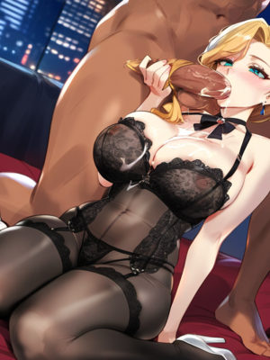 [QosLouisAI]BBC Fuck Hood Black Bodystocking_0057