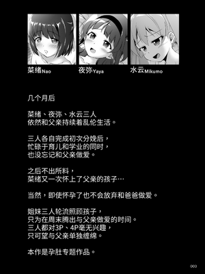 [かじむらマーケット (かじむらカジマ)] もっと中出し！パパチンJunkie ～2回目妊娠ボテなでH [今天开始戒色汉化] [DL版]_003