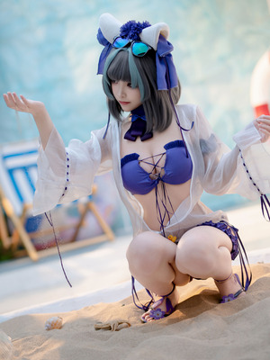 Bangni邦尼 - 碧蓝航线 柴郡 泳装_05_svjd