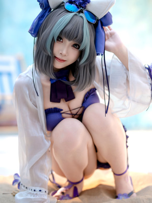 Bangni邦尼 - 碧蓝航线 柴郡 泳装_06_lmnh