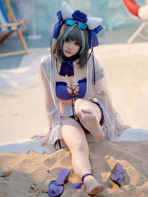 Bangni邦尼 - 碧蓝航线 柴郡 泳装_13_kqax