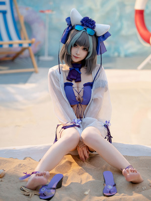 Bangni邦尼 - 碧蓝航线 柴郡 泳装_15_wlco