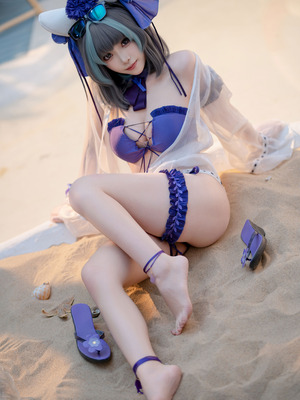 Bangni邦尼 - 碧蓝航线 柴郡 泳装_22_voqu